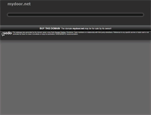 Tablet Screenshot of mydoor.net